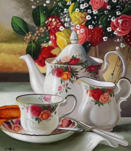 Натюрморт с посудой