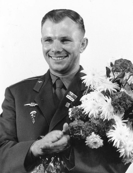 Гагарин в Калуге 1961