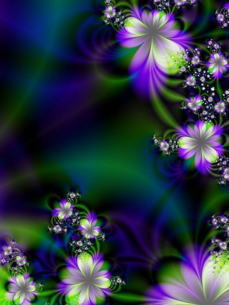 Абстрактный цветочный фон