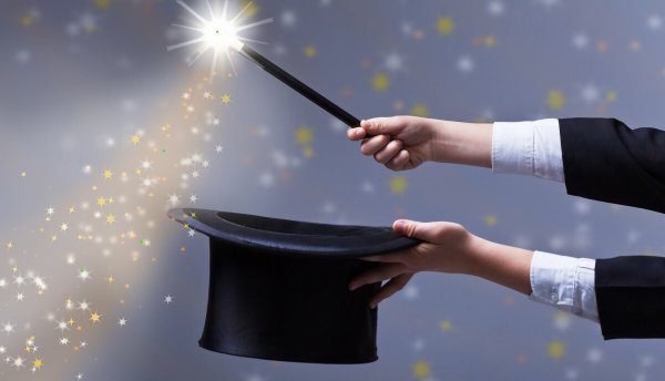 Волшебный трюк роза