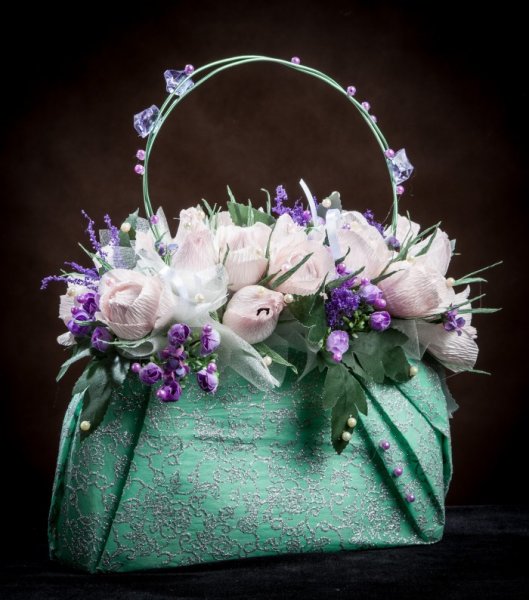 Сумочка из цветов