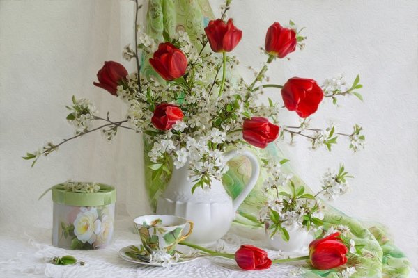 Открытки хорошего дня с цветами