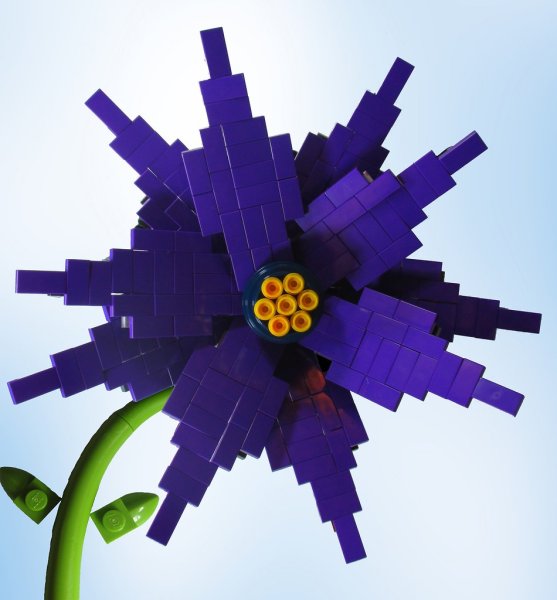 Цветы из лего