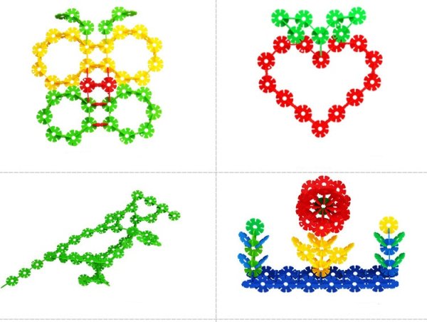 Конструктор цветная мозаика схема