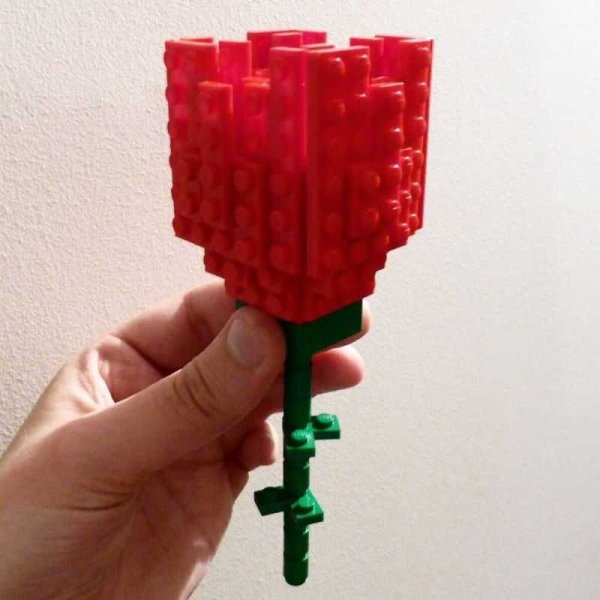 Цветы из лего