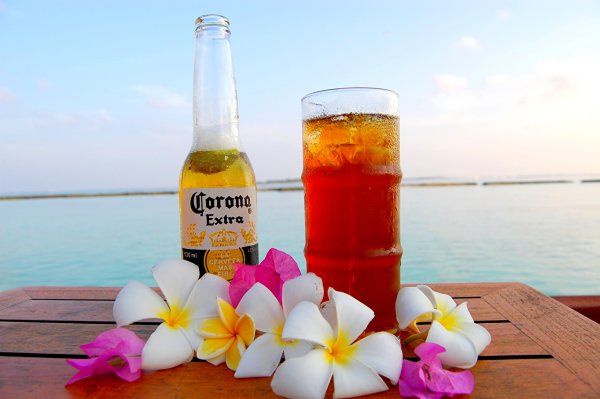 Пиво и цветы