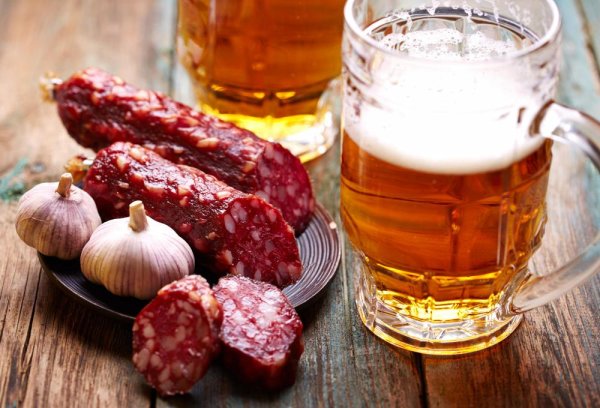 Колбаса к пиву