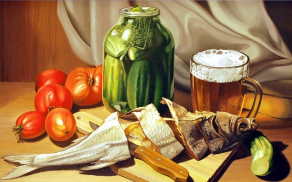 Девушка с пивом