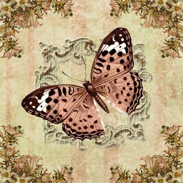 Бабочки для декупажа