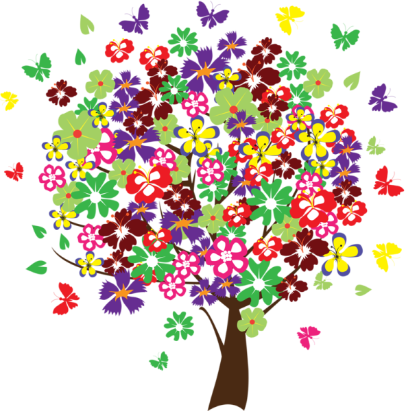 Цветное дерево
