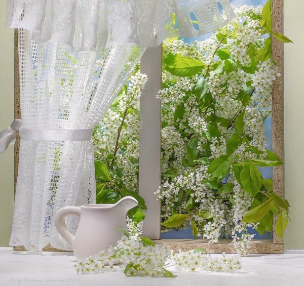 Доброе утро черемуха с надписью