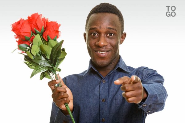 Снуп дог с цветами