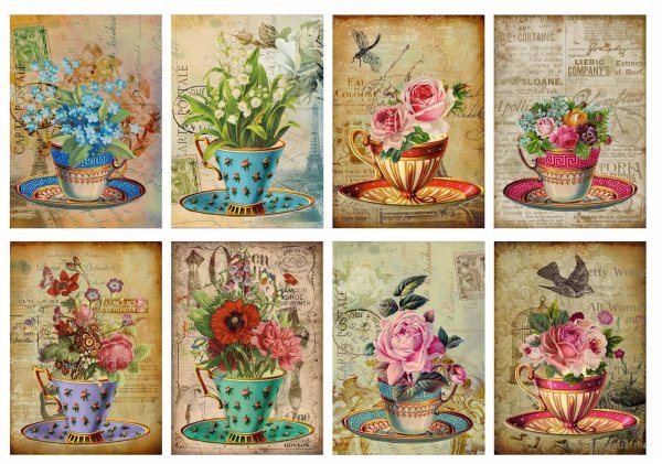 Декупажные карты