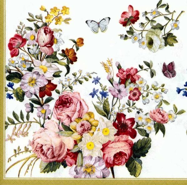 Цветы для декупажа для печати