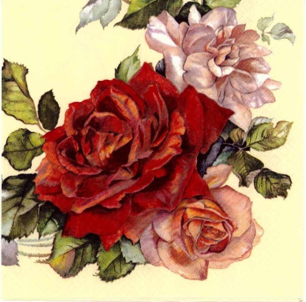 Салфетки для декупажа розы