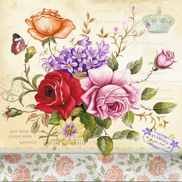 Рисунки для декупажа