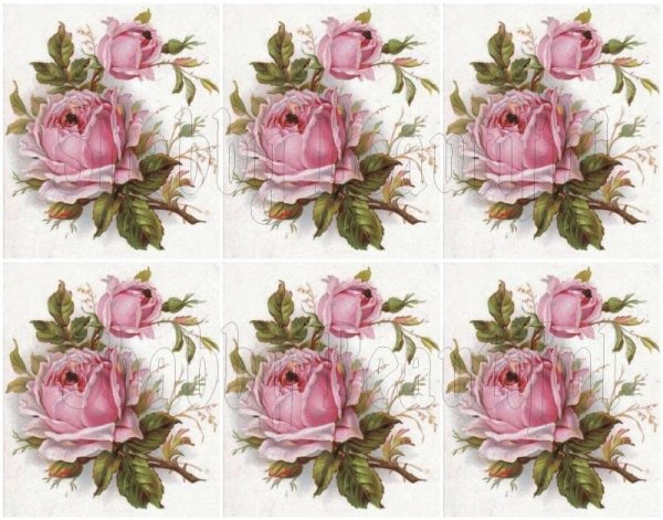 Розы для декупажа для печати на принтере в хорошем качестве