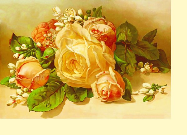 Цветы декупаж