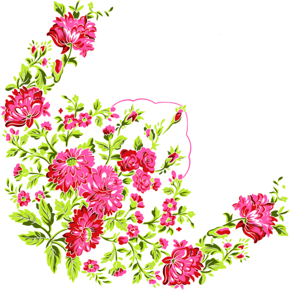 Цветы горизонтальные