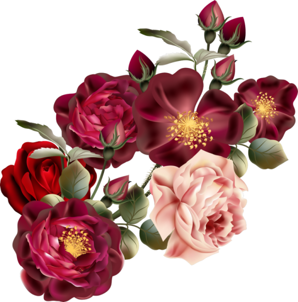 Уголок из цветов