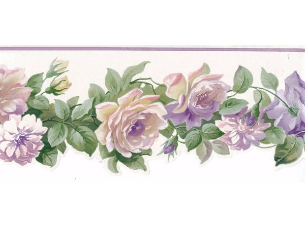 Цветочные бордюры для декупажа