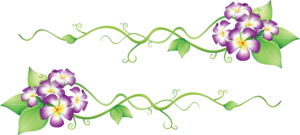 Цветочная виньетка