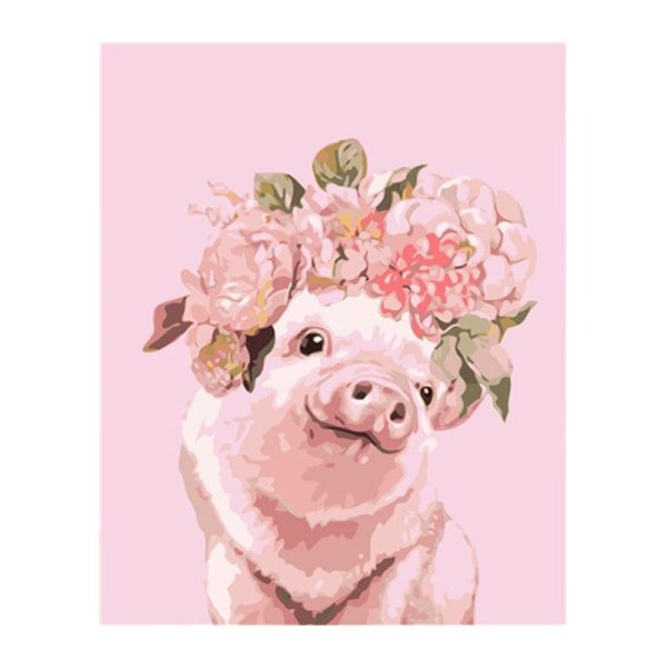 Хрюшка с цветами