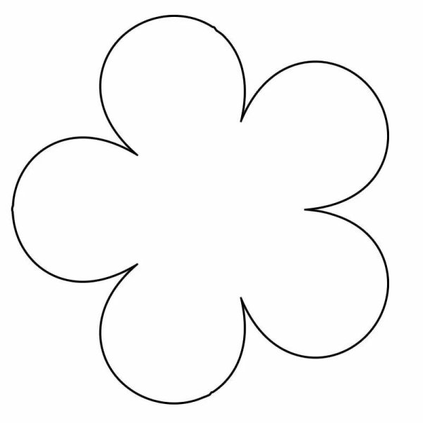 Цветок шаблон