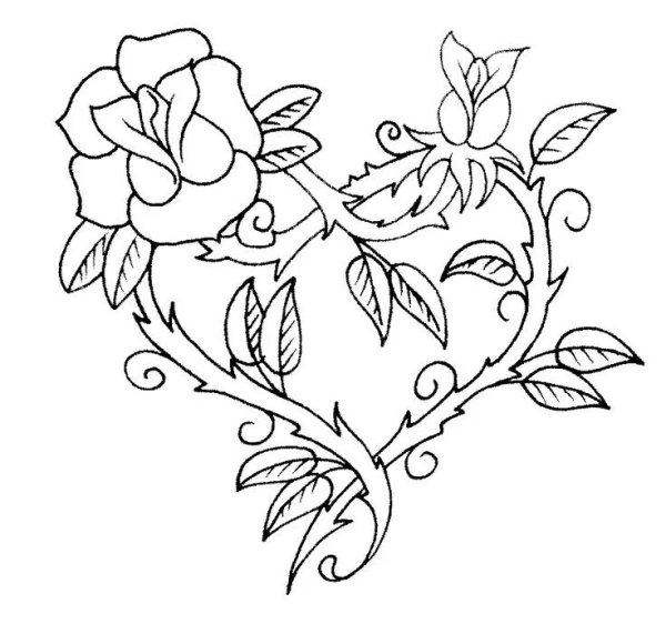 Цветы для выжигания