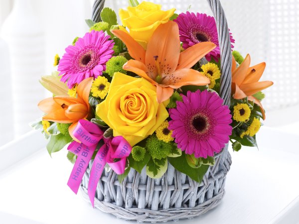 Яркий букет