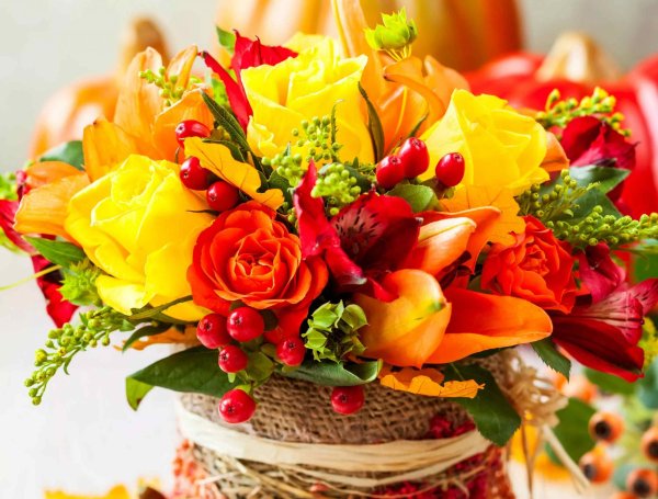 Цветы оригинальные яркие