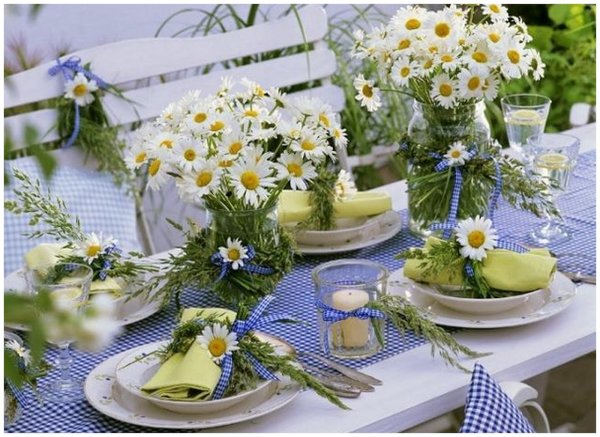 Летняя сервировка стола
