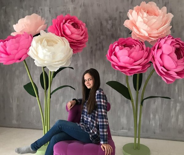 Валентина Молокова ростовые цветы