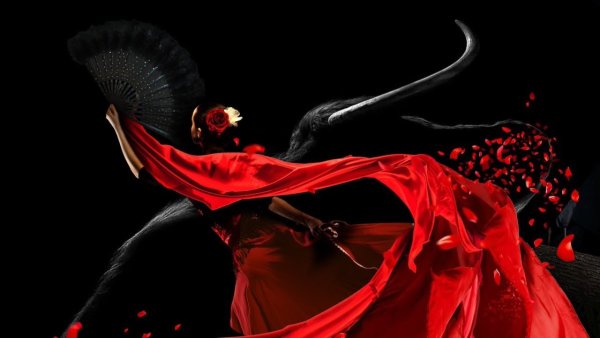 Танцовщица в цветах