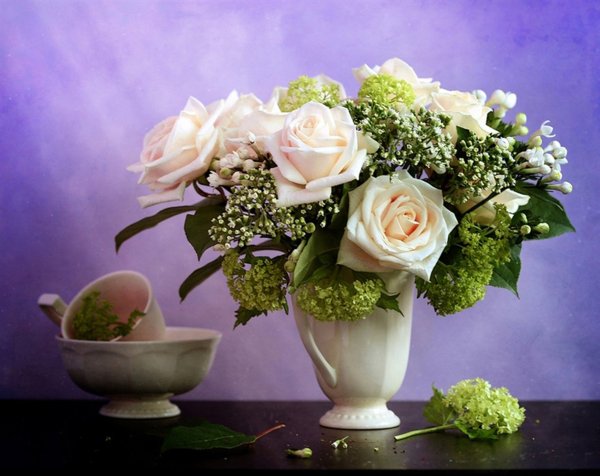 Букет цветов в вазе