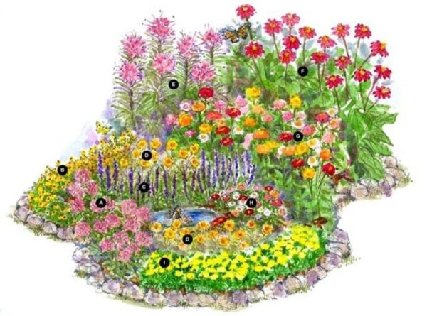Цветник для детей