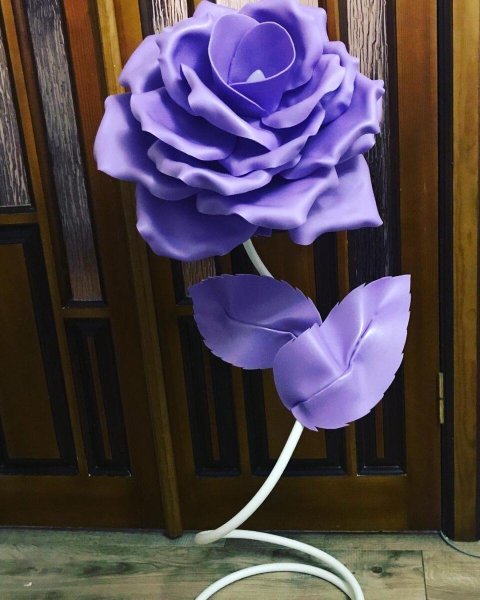 Розы из изолона