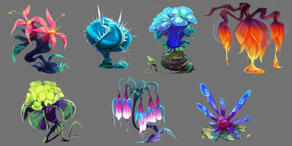 Растения концепт арт