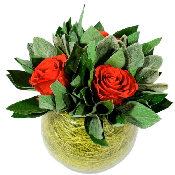 Вазы из стабилизированных цветов