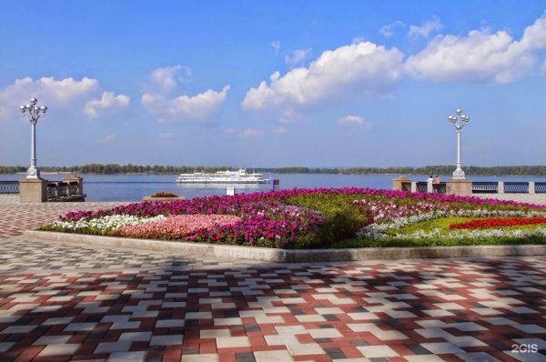 Набережная реки Волга Самара