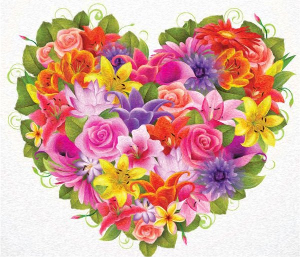 Маленькие яркие цветочки