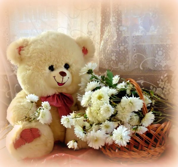 Прекрасного настроения с розами