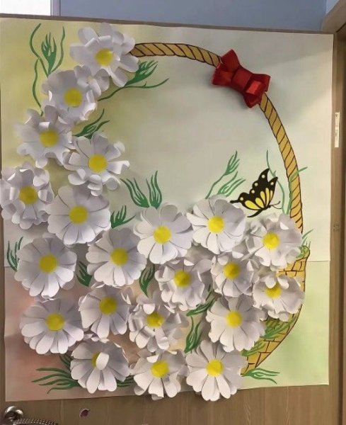 Плакат ко Дню матери в детском саду