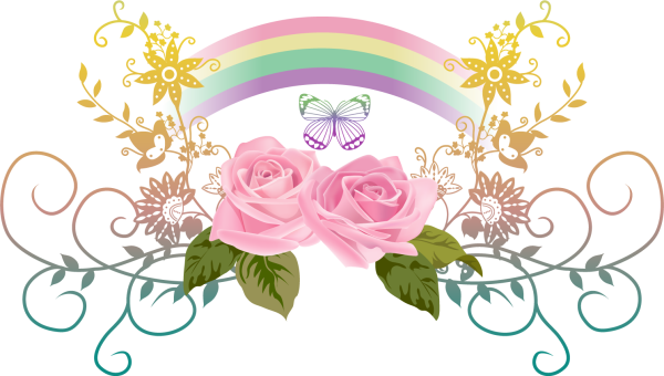 Цветы на прозрачном фоне