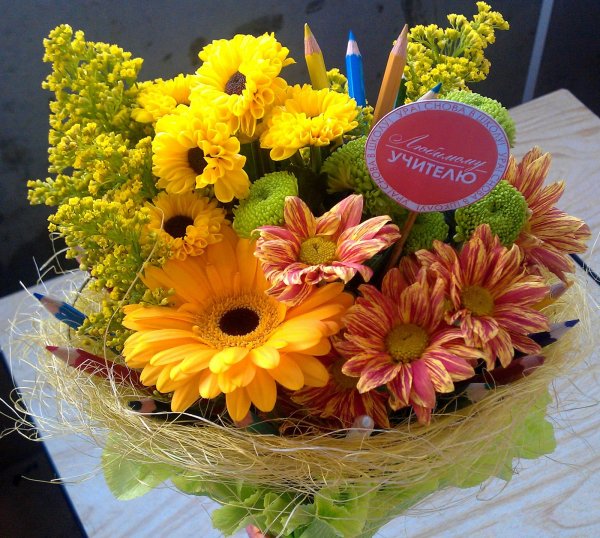 Букет "учителям"
