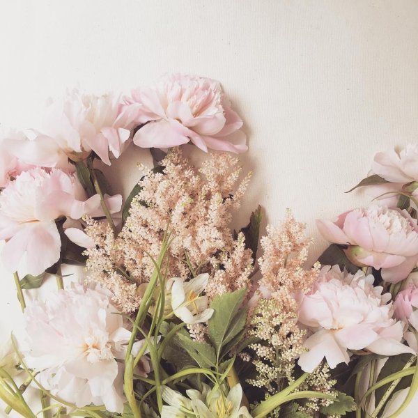 Красивые летние букеты на природе