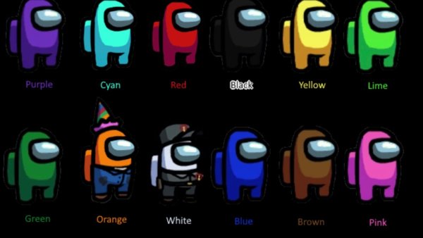 Among us название персонажей