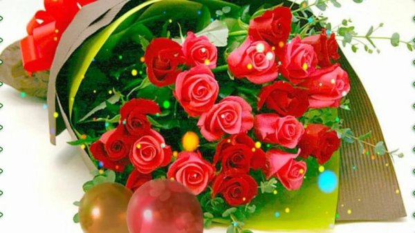 Букет цветов с днем рождения внучке бесплатно