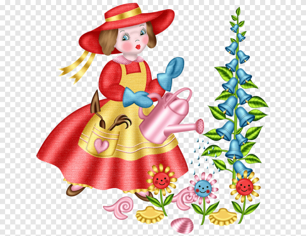 Девочка в саду