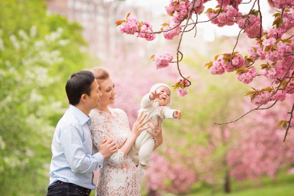 Семейная фотосессия весной